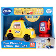 Vtech Fun Phonics Yellow Taxi Cab *New* 