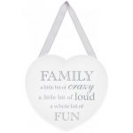 Crazy family plaque