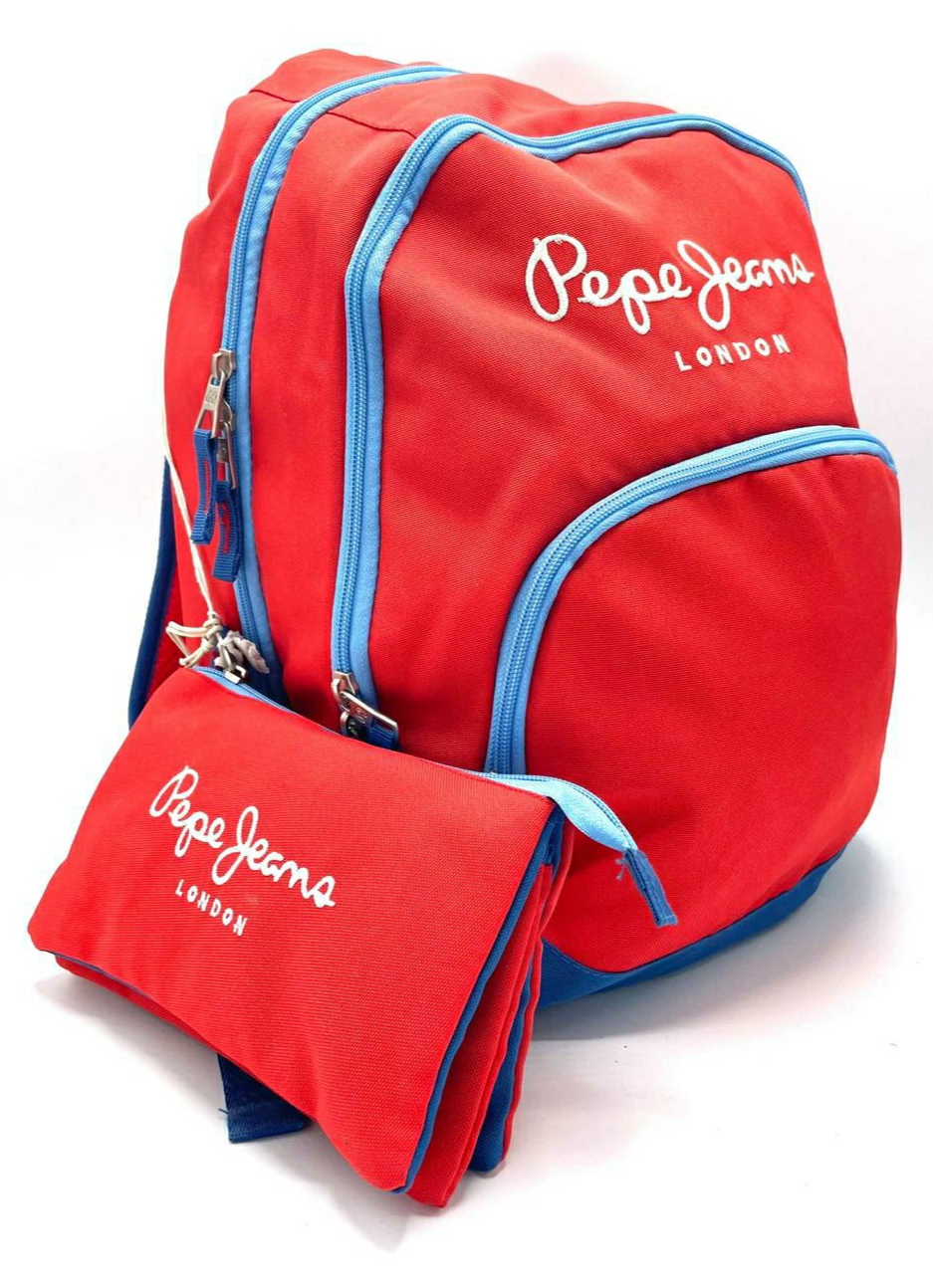 Senior's Pepe Jeans Red Backpack Kit Electroit
