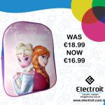 Kinder Frozen Elsa and Anna 3D Backpack