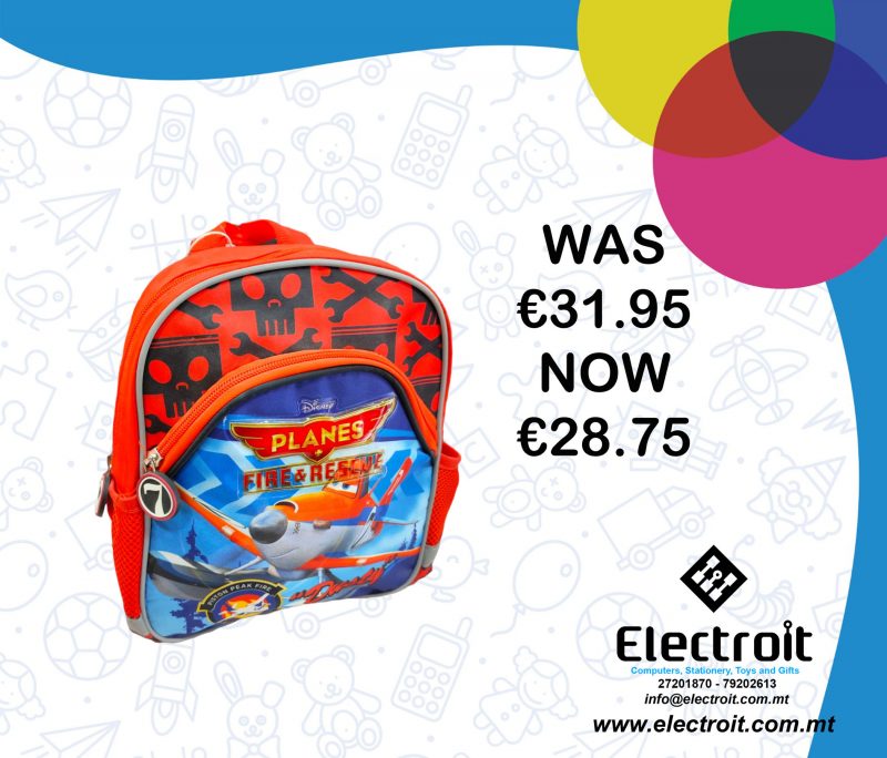Kinder Planes Backpack