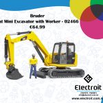 Bruder Mini Excavator with figure