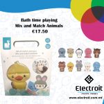 Bath time playing Mix and Match Animals