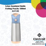 b.box Insulated bottle Feeling Peachy 500ml
