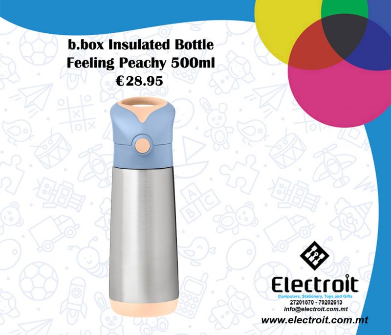 b.box Insulated bottle Feeling Peachy 500ml