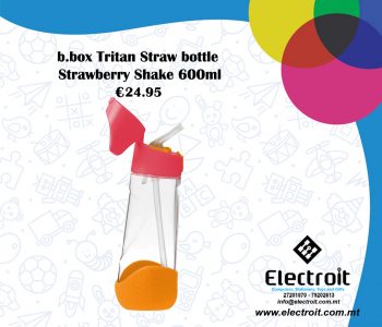 b.box Tritan Strawberry Shake Bottle 600ml