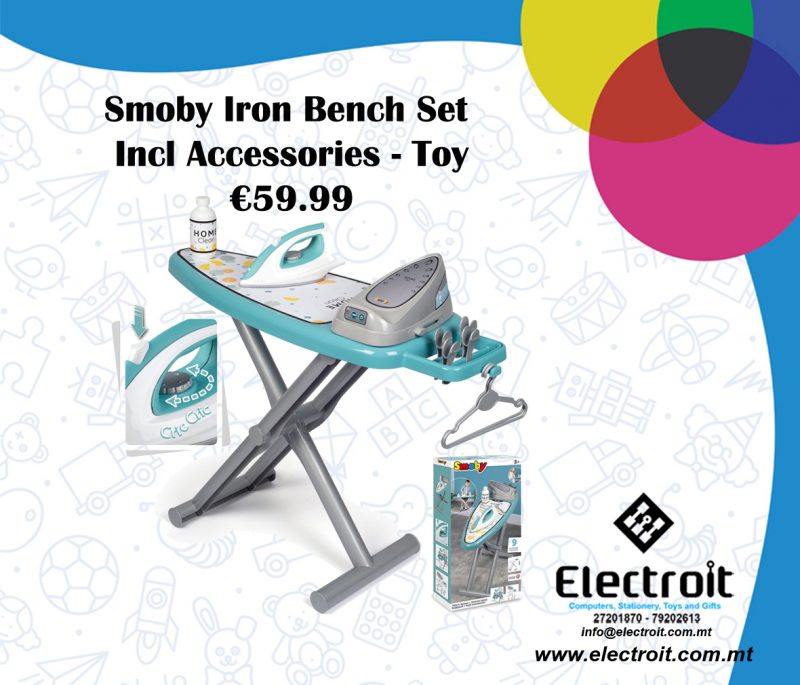 Smoby Iron Bench Set Incl Accessories