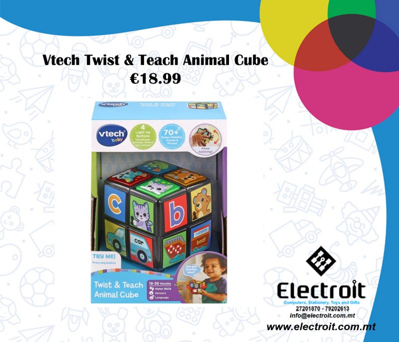Vtech - Twist & Teach Animal Cube