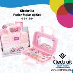 Girabrilla Puffer Make up Case - Light Pink