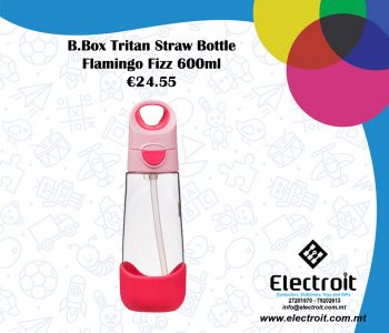 b.box Famingo Fizz Tritan Bottle 600ml