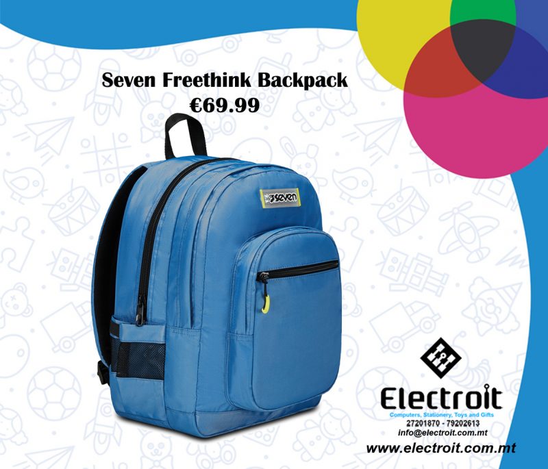 Seven Freethink Backpack 2 Zip - Blue