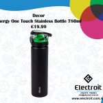 Energy One Touch Stainless Steel Bottle 780ml Black