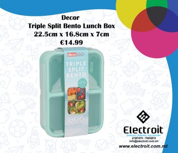 Bento Box Triple Split Green