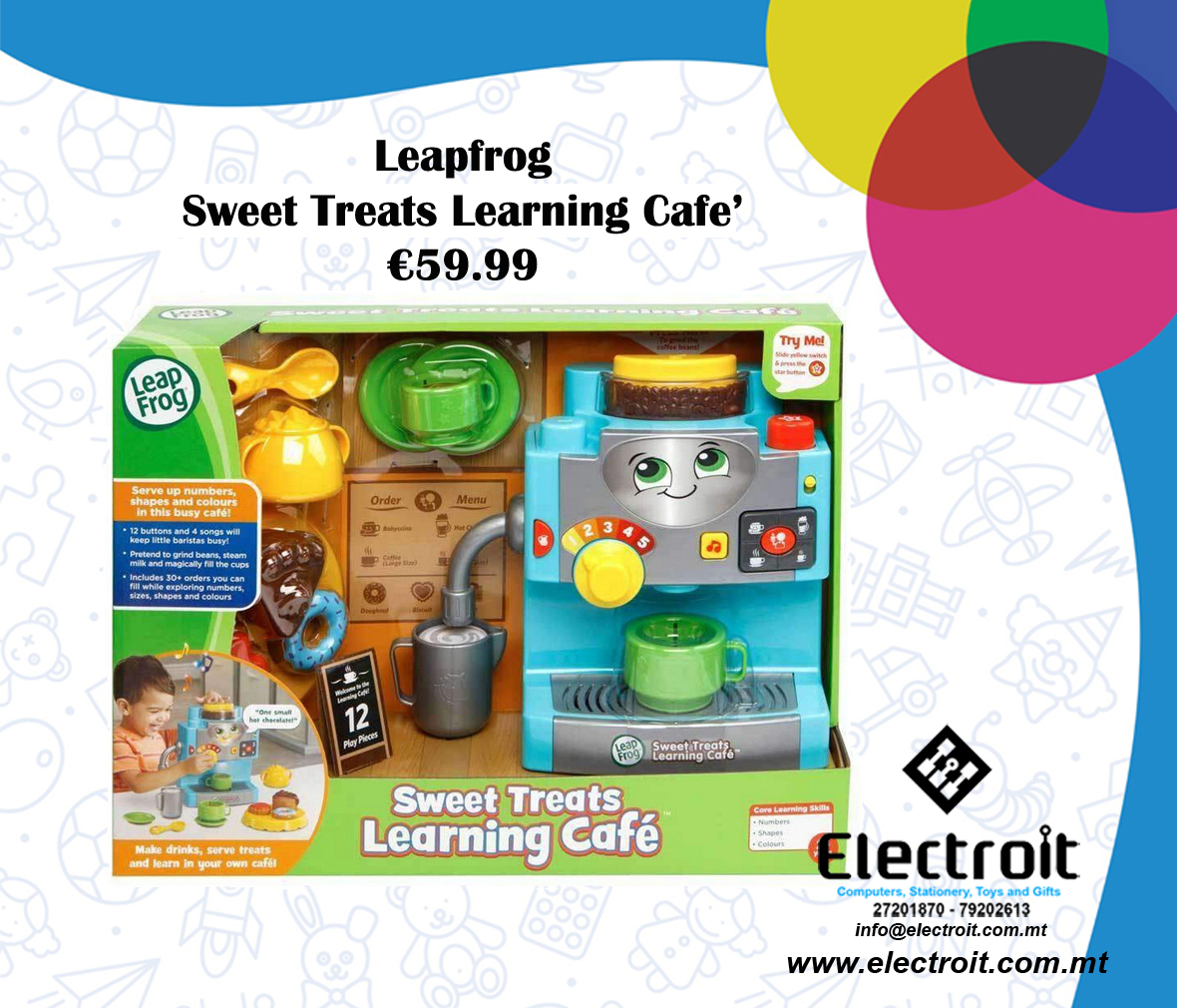 LeapFrog Sweet Treats Learning Cafe Electroit