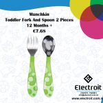 Munchkin Toddler Fork & Spoon - Green