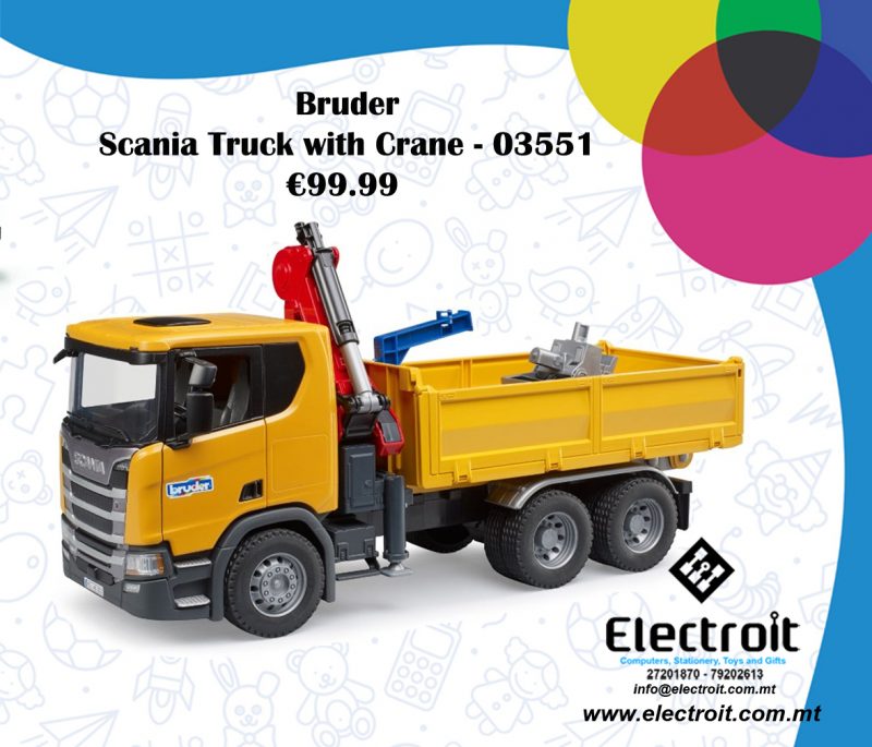 Bruder Scania Truck with Crane