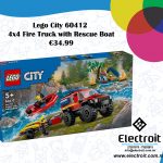 Lego City 4x4 Fire Rescue Boat - 60412