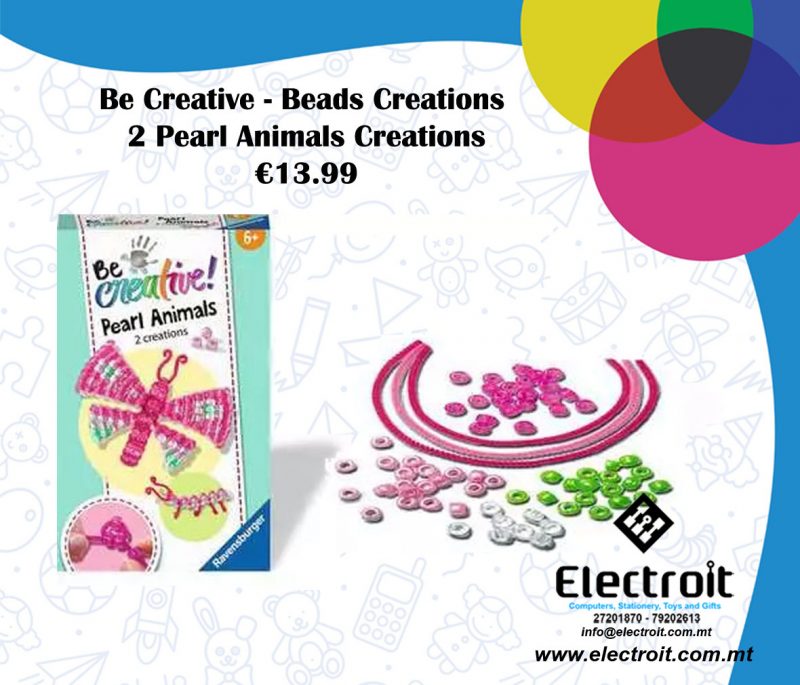 Be Creative - Beads Creations - 2 Pearl Animals Creations