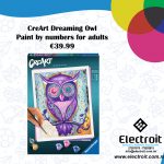 CreArt Dreaming Owl - Paint by numbers for adults