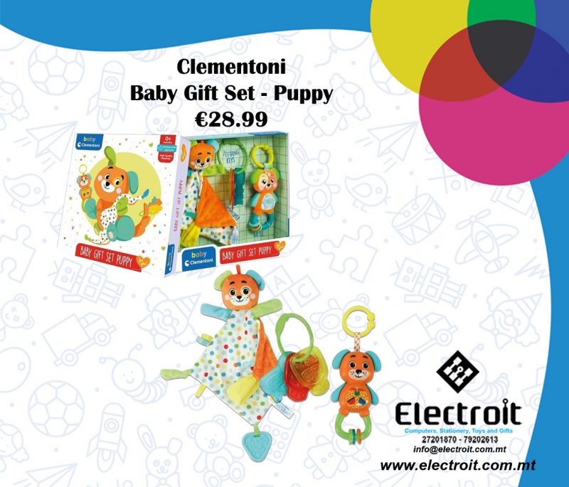 Baby Clementoni Baby Gift Set Puppy - Birth+