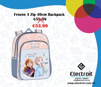 Frozen Backpack 3 Zip 40cm