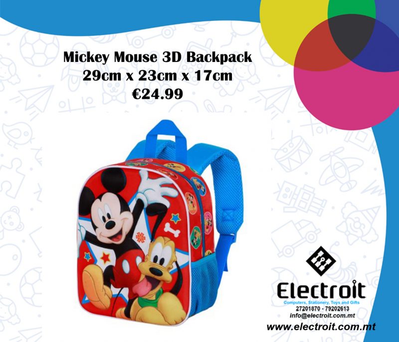 Mickey Mouse 3D Backpack