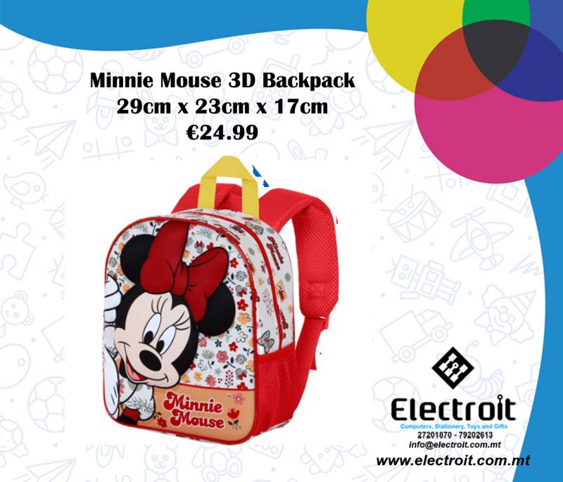 Minnie Mouse Mouse 3D Backpack