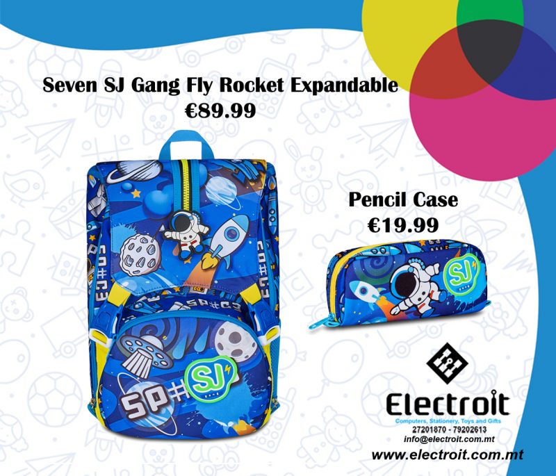 Seven SJ Gang Expandable Backpack Fly Rocket Boy