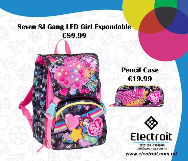 Seven SJ Gang Expandable Backpack LED Girl