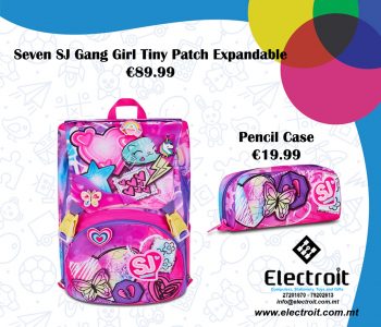Seven SJ Gang Expandable Backpack Tiny Patch Girl