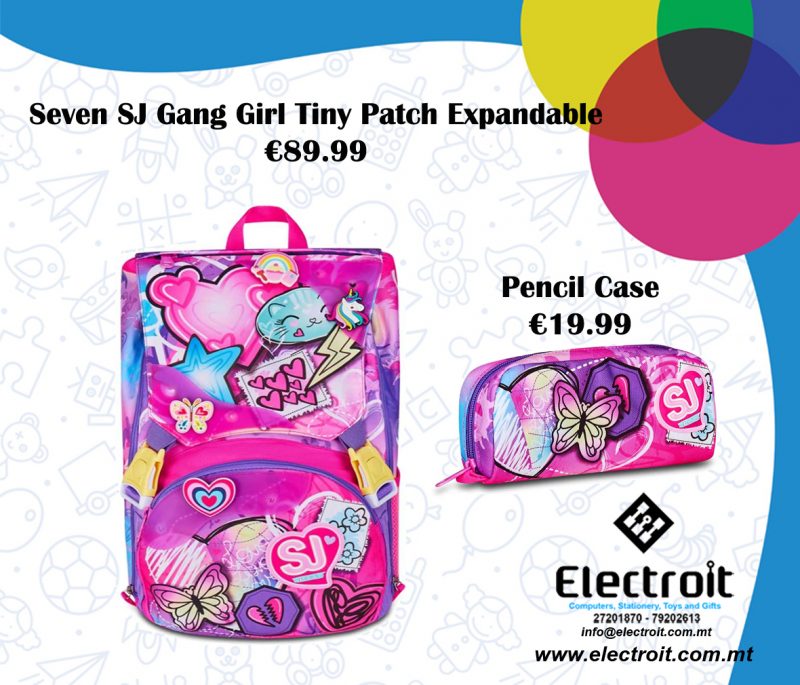 Seven SJ Gang Expandable Backpack Tiny Patch Girl