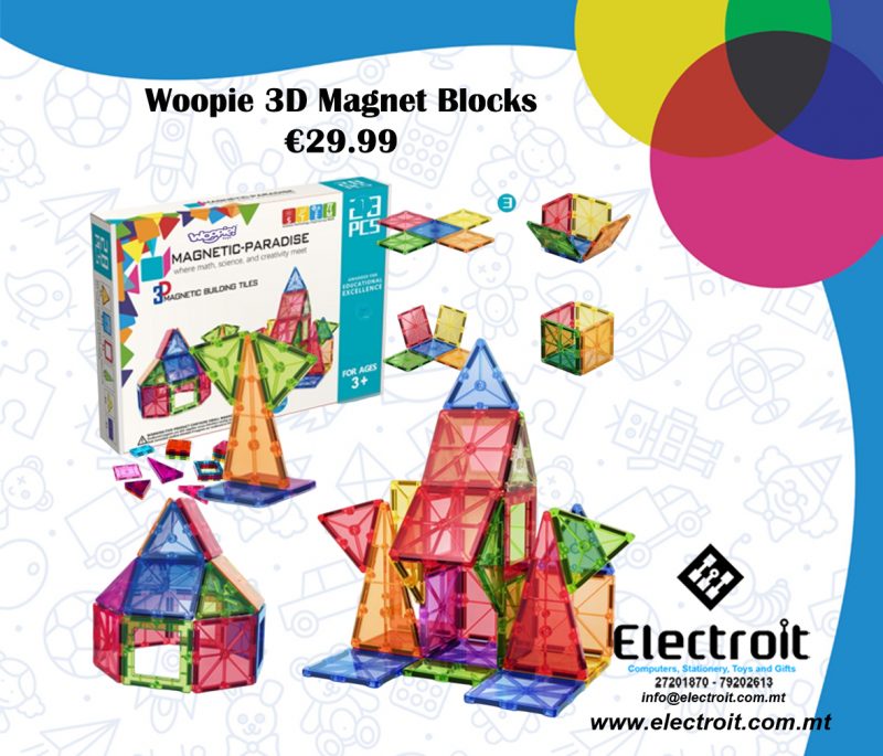 Woopie 3D Magnetic Blocks 28pcs