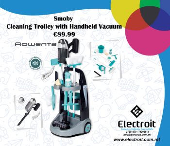 Smoby Rowenta Cleaning Trolley with Vacuum Cleaner