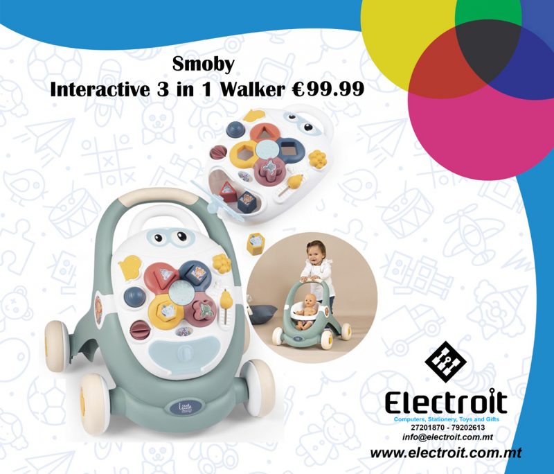Little Smoby Baby Walker 3 in 1 - 12+ Months