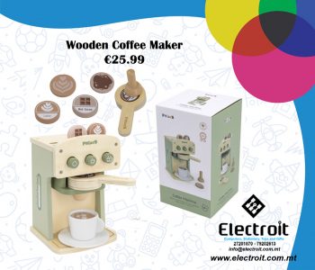 Wooden Coffee Maker with Accessories