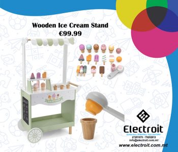 Wooden Ice Cream Stand