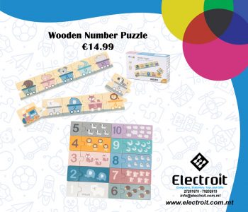 Wooden Number Puzzle