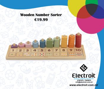 Wooden Count and Match Number