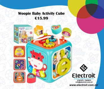 Woopie Interactive educational sensory cube 6-in-1