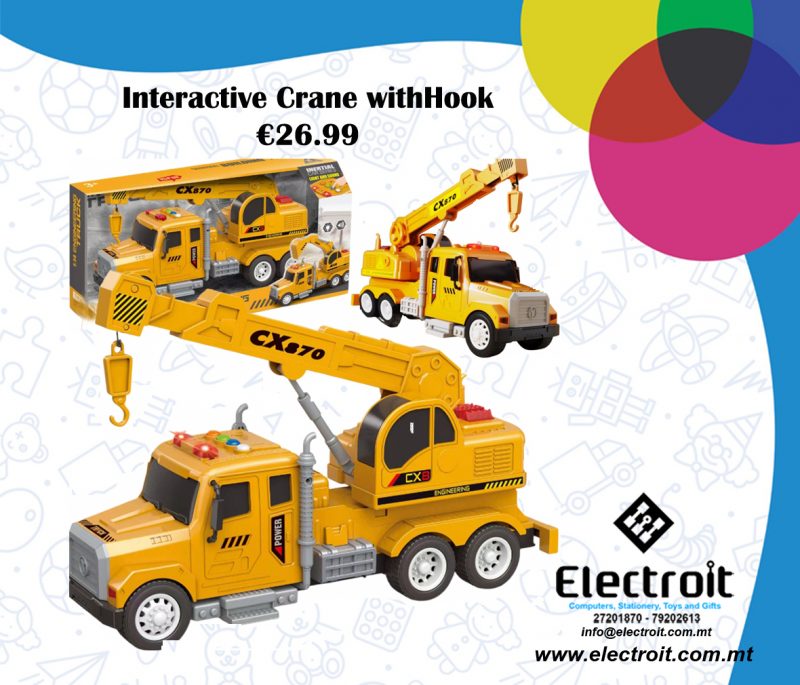 Woopie Interactive Crane with Hook