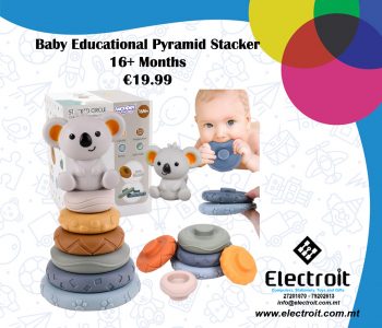 Woopie 2 in 1 Soft Pyramid  Set with Teether