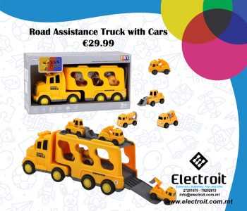 Woopie Road Tow Truck Set of 5 Cars - Roadside Assistance