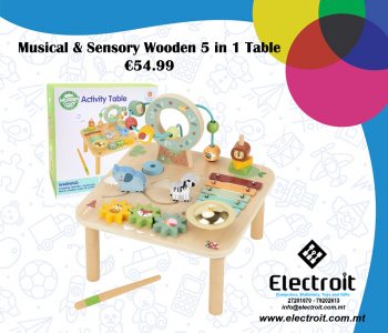 Wooden Montessori Activity Table 18+ Months