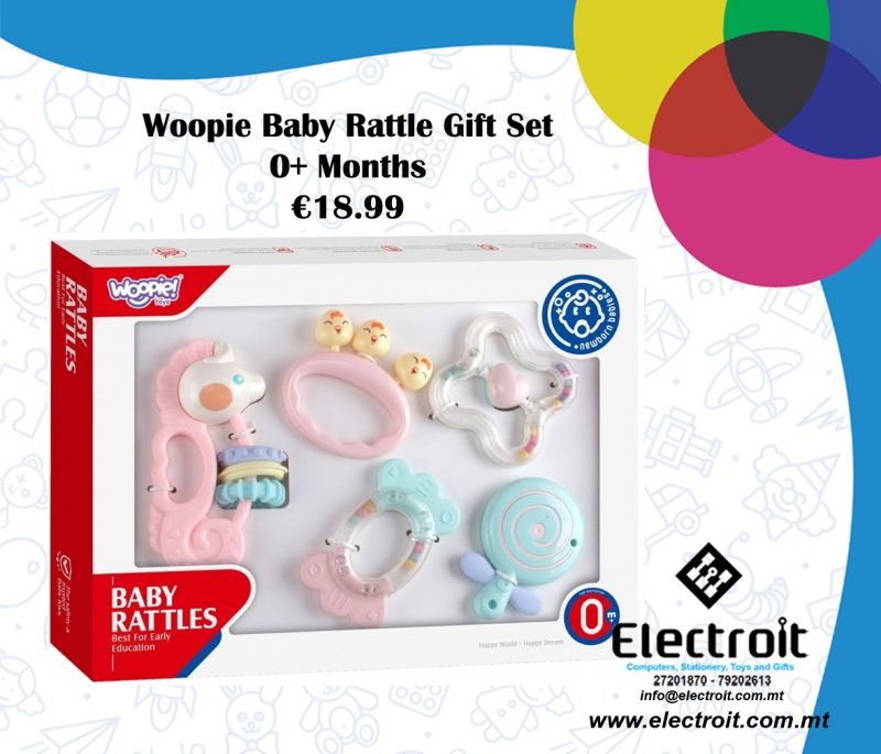 Woopie Set of Sensory Rattles and Teethers