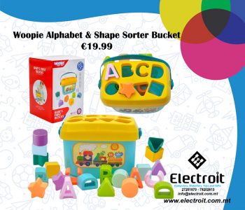 Woopie Shape Sorter Bucket 18+ Months