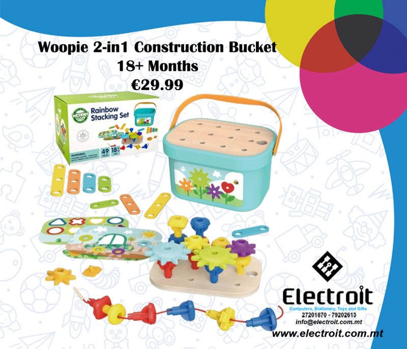 Woopie Wooden Construction Montessori Learning Box