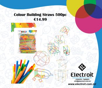 Woopie Building Blocks - Colourful Straws