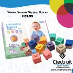 Woopie Baby  Sensory Blocks Squeeze Puzzle Sound Learning Counting 12 pcs