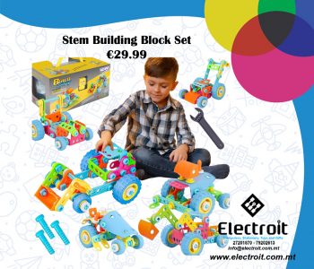 6-in-1 Creative Building Blocks Set STEM Vehicles Woopie Excavator