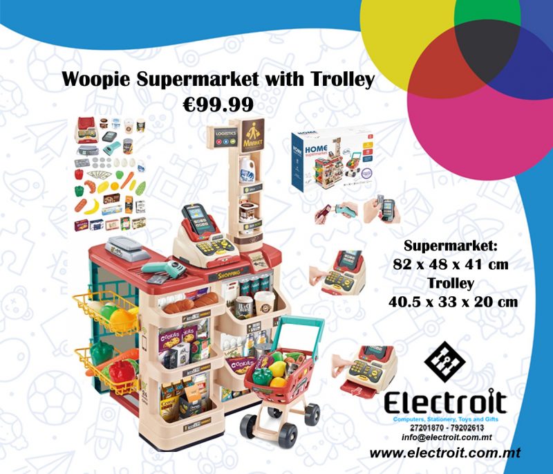 Woopie Supermarket with Trolley